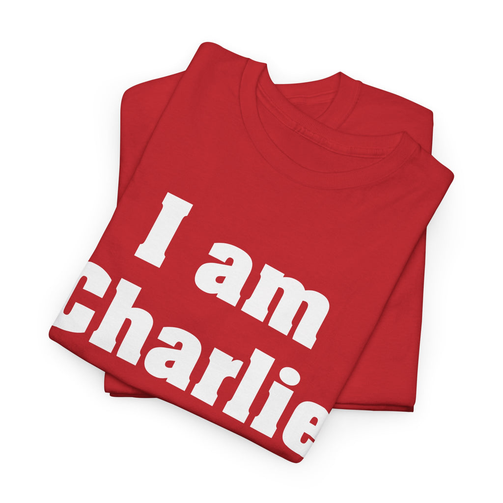 I Am Charlie Kirk T Shirt – Tribute Shirt for Free Speech and Conservative Values