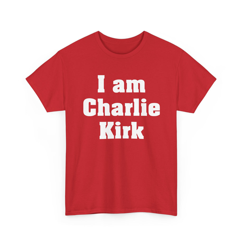 I Am Charlie Kirk T Shirt – Tribute Shirt for Free Speech and Conservative Values