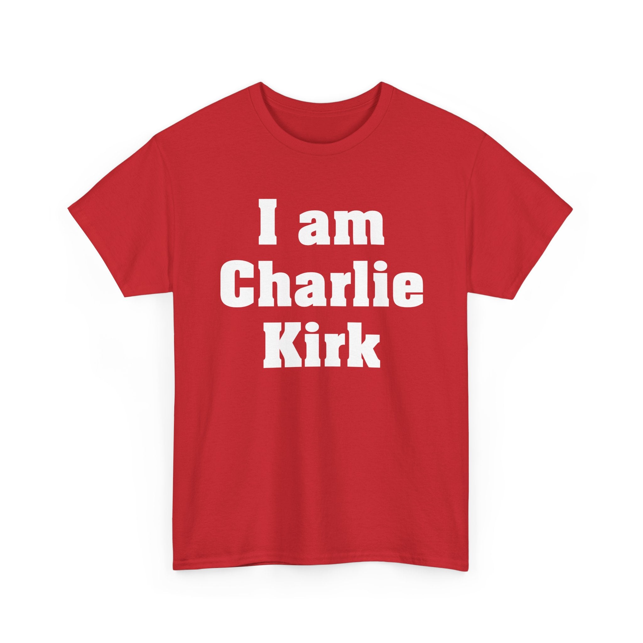 I Am Charlie Kirk T Shirt – Tribute Shirt for Free Speech and Conservative Values