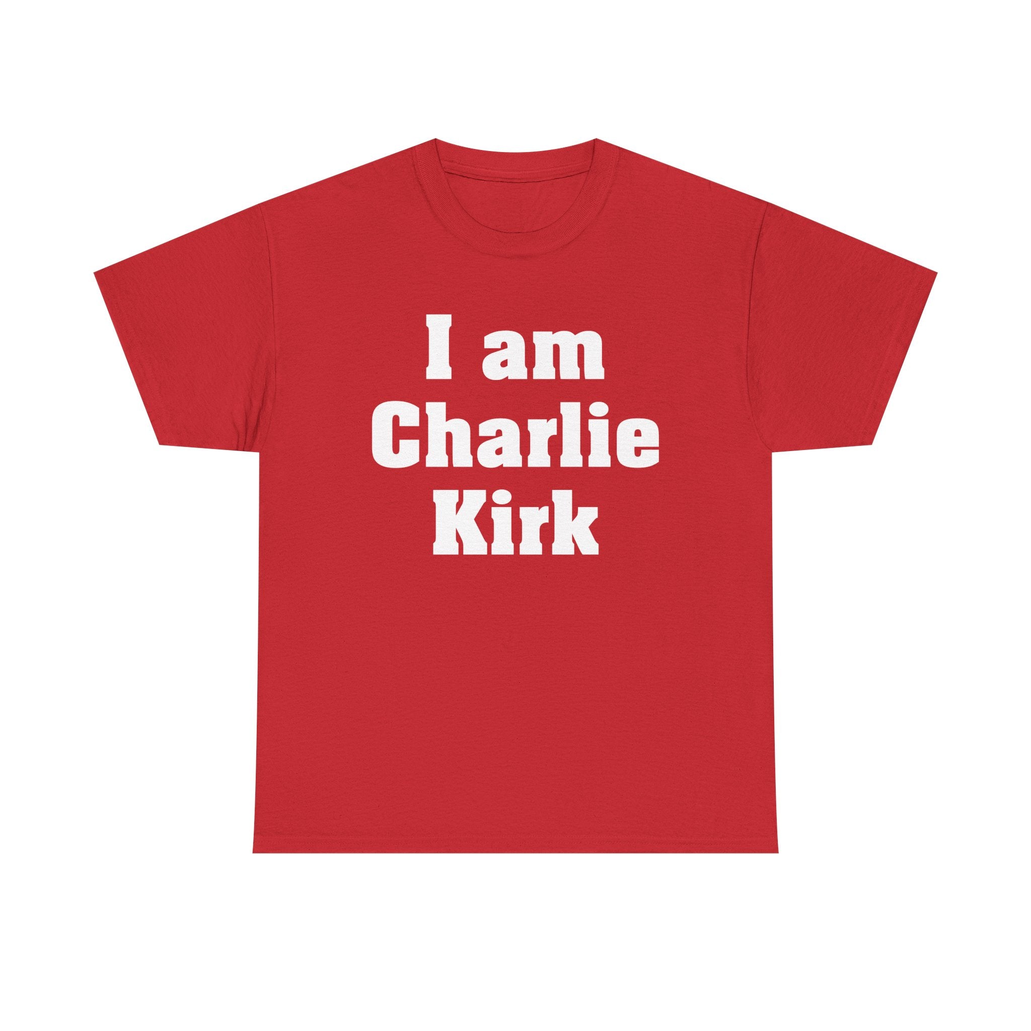 I Am Charlie Kirk T Shirt – Tribute Shirt for Free Speech and Conservative Values
