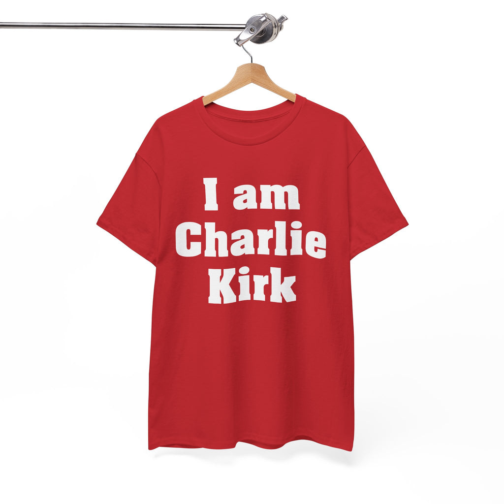 I Am Charlie Kirk T Shirt – Tribute Shirt for Free Speech and Conservative Values